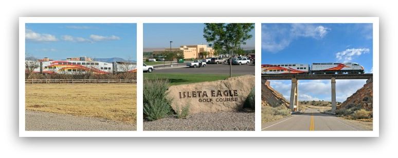 Collage of Photos From Isleta Pueblo