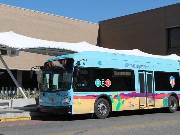 Albuquerque Rapid Transit Bus Downtown