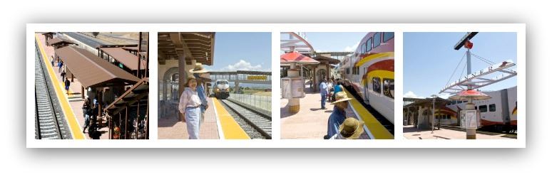 Collage of Photos From Santa Fe County 599 Station