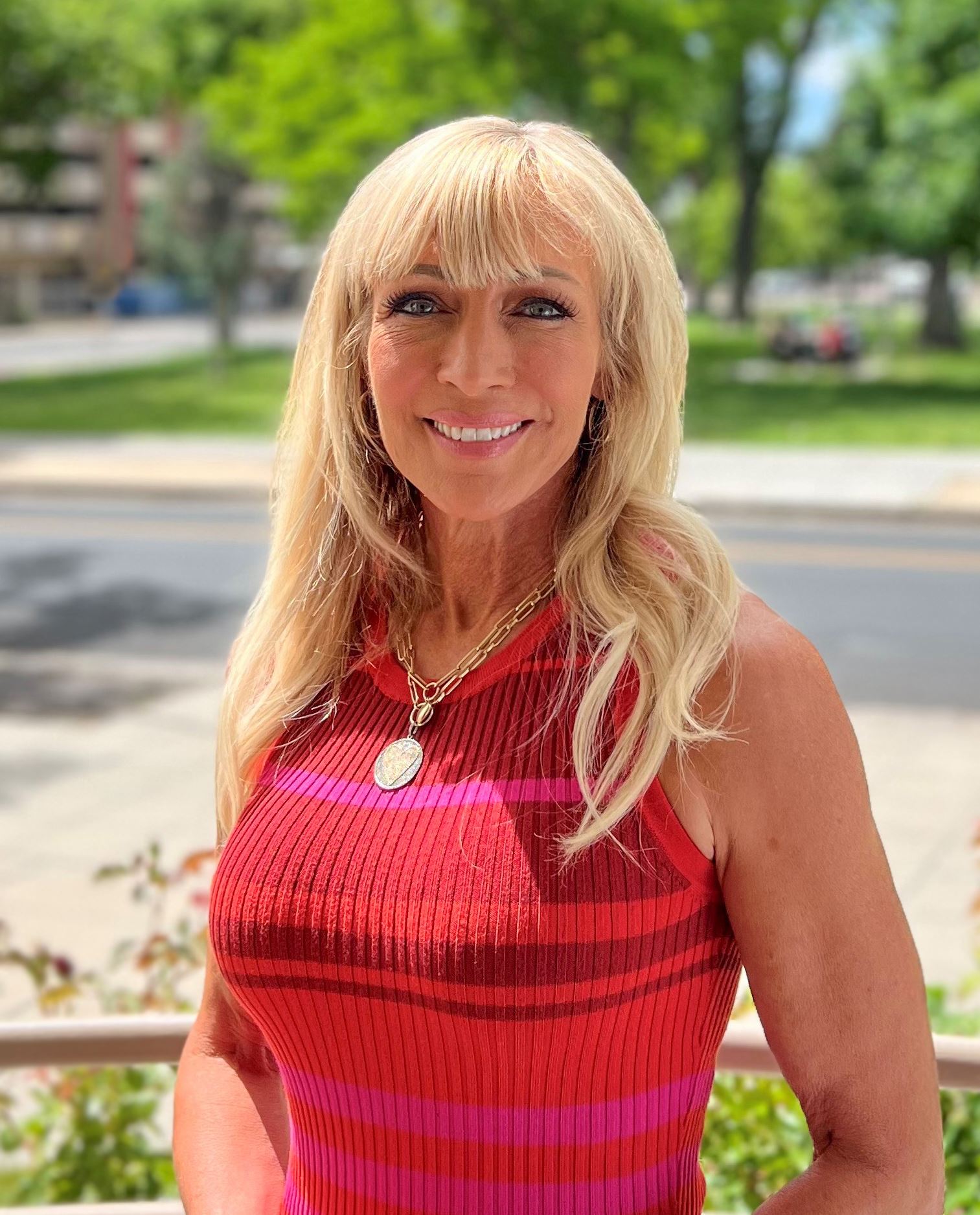 MRCOG Communications Manager Augusta Meyers standing outside