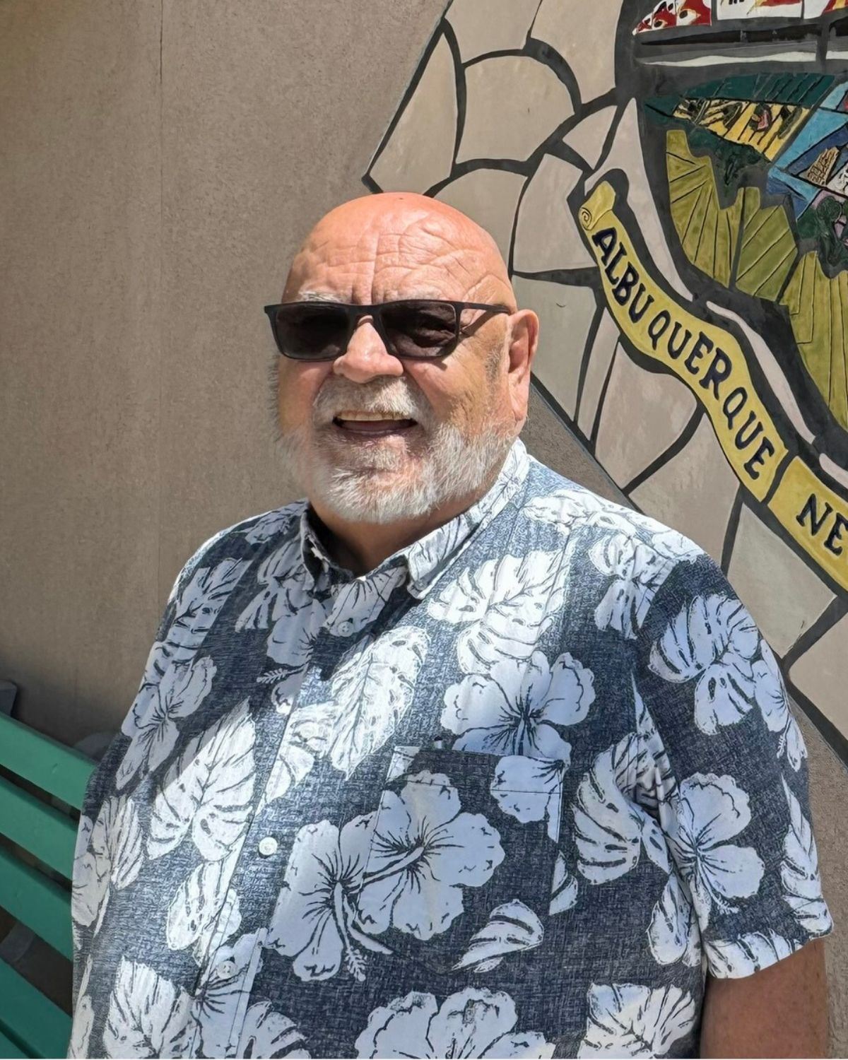 Picture of New Mexico resident Thomas Lujan looking at the camera and smiling