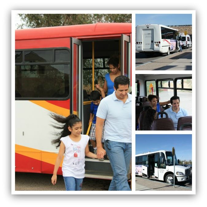 Rio Metro Bus Safety Collage of Photos