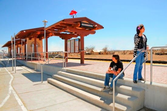 Youth at a Train Station