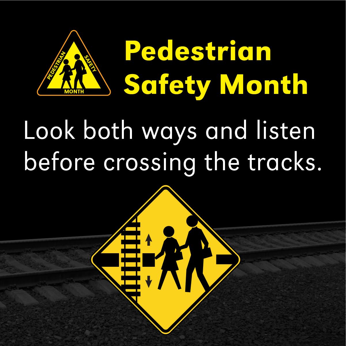 Pedestrian Safety Look Both Ways