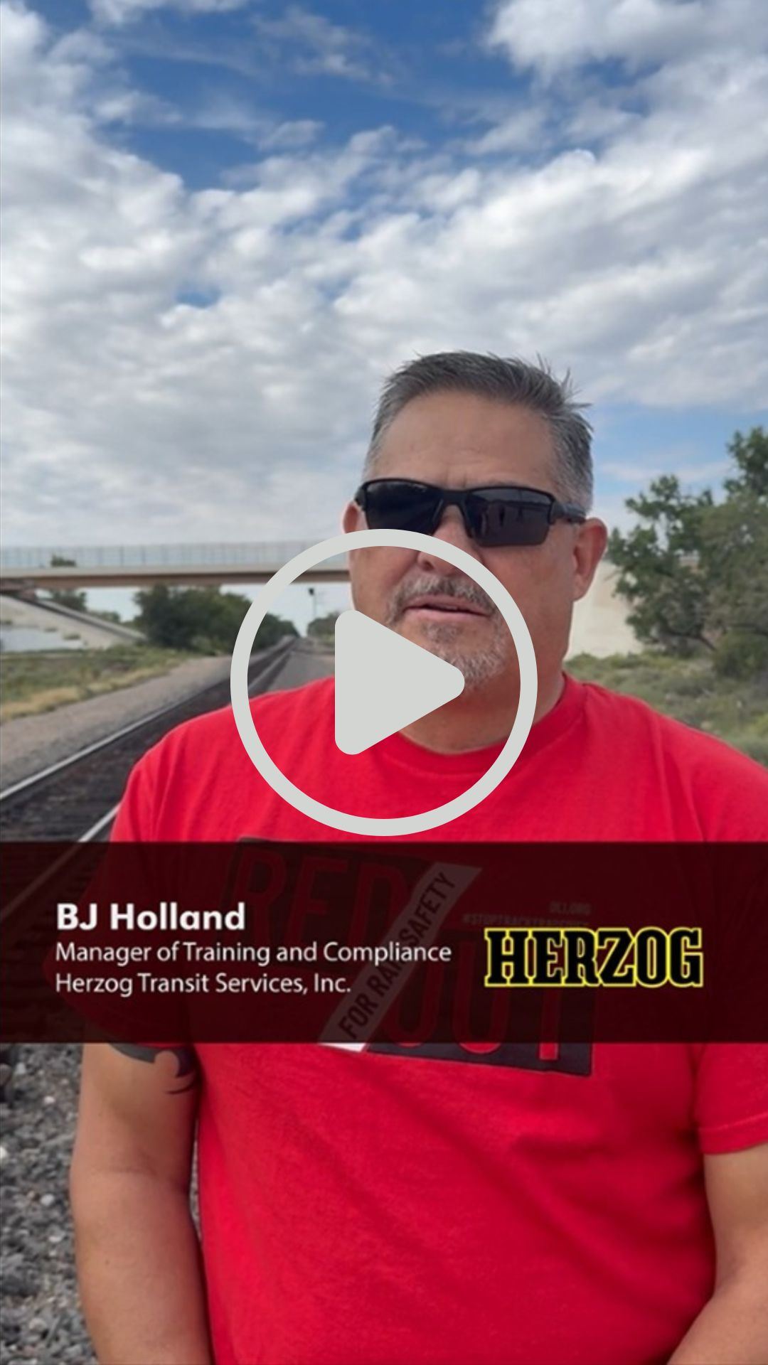 Picture of a transit safety professional at a Rail Runner train station