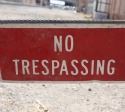 No Trespassing Sign