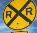 Rail Road Advance Warning Sign